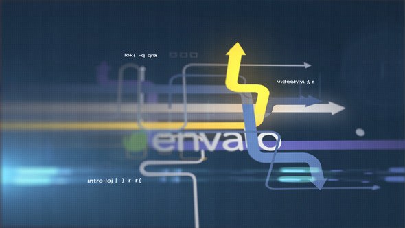 Videohive Arrows Knot Logo Stings template preview