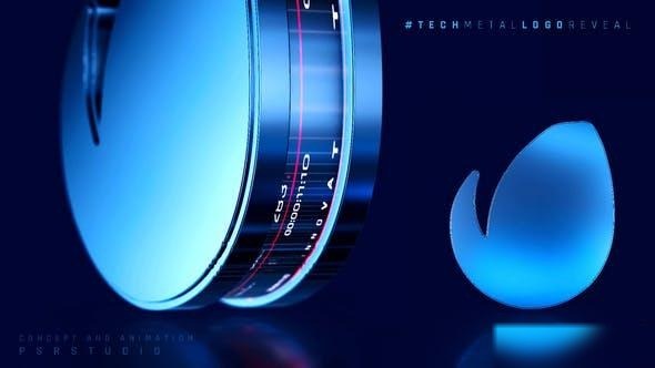 Videohive TECH METAL LOGO REVEAL/LOGO OPENER Openers template preview