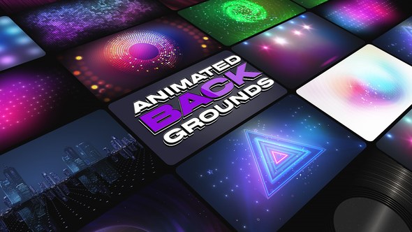 Videohive Animated Backgrounds Pack Elements template preview