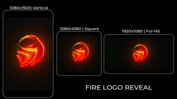Videohive Fire Logo Reveal 59401979 Logo Stings template preview