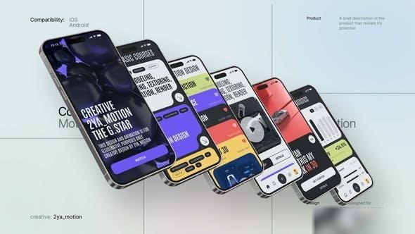 Videohive App Showcase | Dynamic Presentation Product Promo template preview