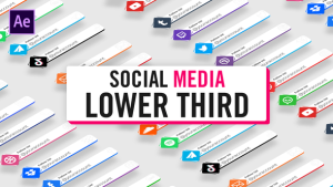 Videohive Unicolor Social Media Lower Thirds Broadcast-packages template preview