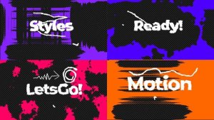 Videohive Transition Titles Elements template preview