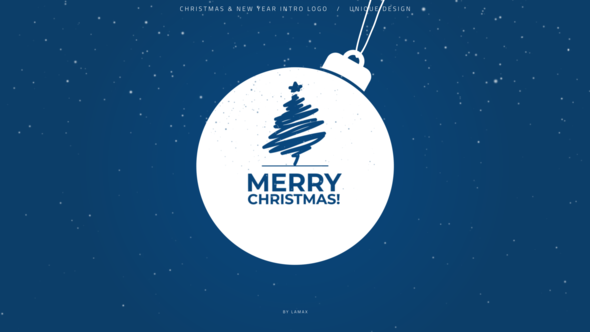 Videohive Christmas & New Year Intro Logo Logo Stings template preview