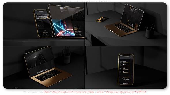 Videohive Luxury Devices Mockup Product Promo template preview