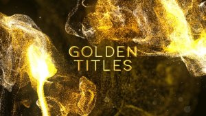 Videohive Golden Titles 24988635 Titles template preview