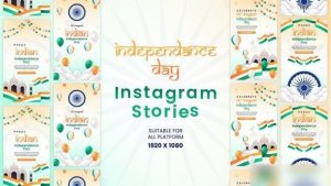 Videohive Indian Independence Day Creative Instagram Story Template Openers template preview