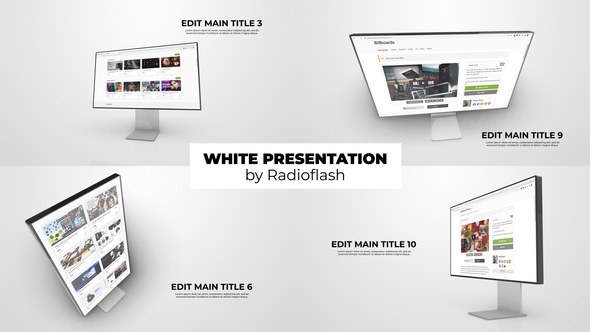 Videohive White Presentation Product Promo template preview