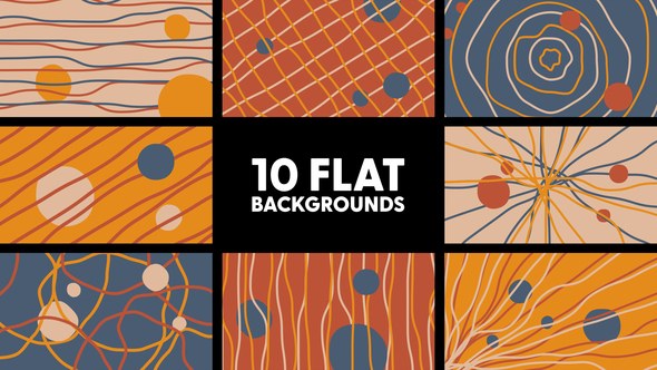 Videohive Flat Backgrounds 43824134 Elements template preview