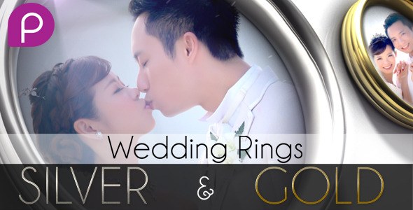 Wedding Rings Video Displays template preview