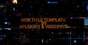 Videohive Digital Glitch Titles Titles template preview