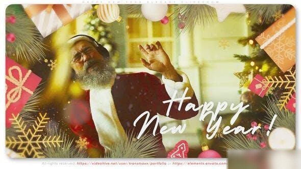 Videohive Happy New Year Elegant Slideshow Openers template preview