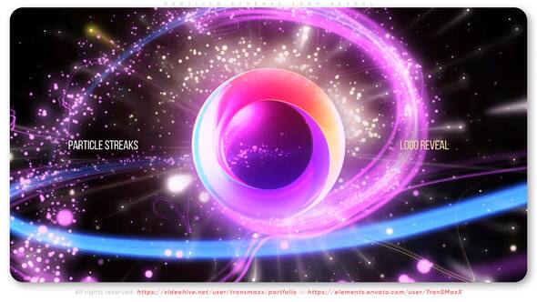 Videohive Particle Streaks Logo Reveal 60442614 Logo Stings template preview