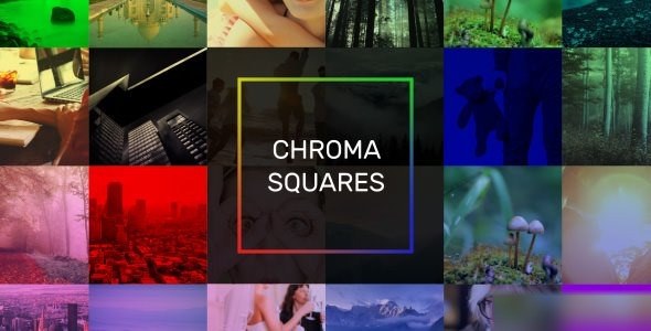 Videohive Chroma Squares Dynamic Slideshow