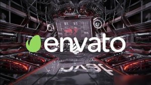 Videohive Mechanical HUD Glitch Logo Logo Stings template preview