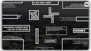 Videohive Abstract Text Titles | AE Titles template preview