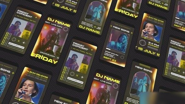 Videohive Concert Reels Openers template preview
