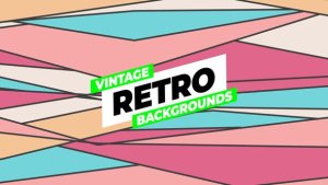 Videohive Vintage Retro Backgrounds Elements template preview