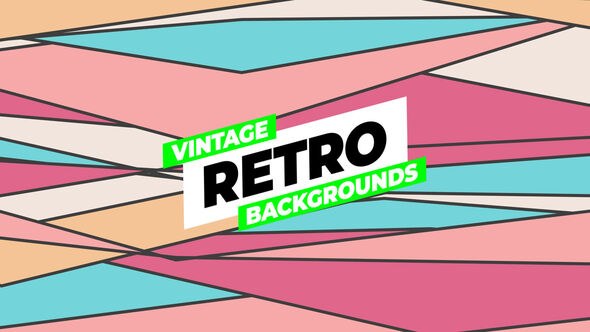 Videohive Vintage Retro Backgrounds Elements template preview