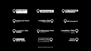Videohive Location Titles 2.0 | After Effects Titles template preview