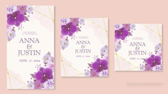 Videohive Wedding Invitation Intro 50725622 Openers template preview