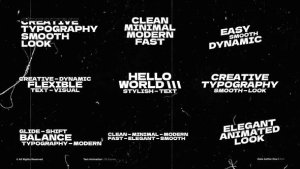 Videohive Text Animation  AE Titles template preview