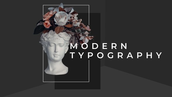 Videohive Modern Typography. Titles template preview