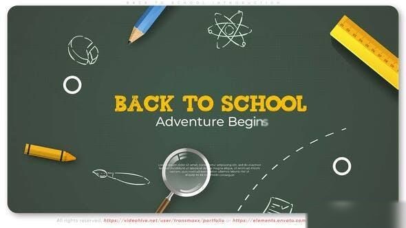 Videohive Back To School Introduction Openers template preview