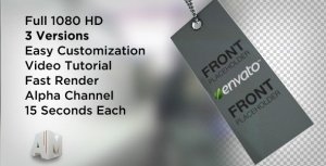 Tags Swinging Video Displays template preview