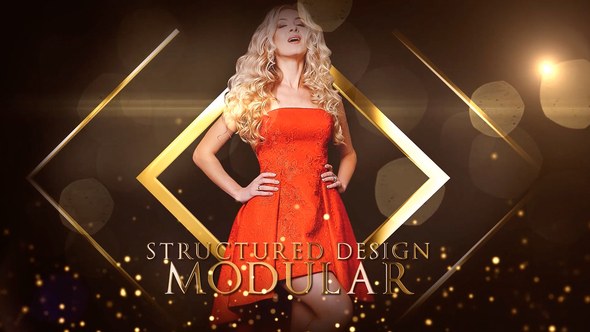 Videohive Real Gold Awards 2 Video Displays template preview