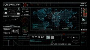 Videohive HUD700 Screen MAP1 Elements template preview