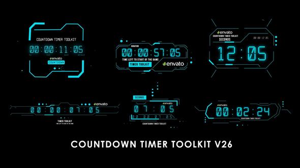 Videohive Countdown Timer Toolkit V26 Elements template preview
