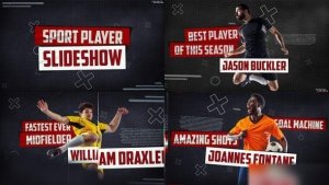 Videohive Sport Player Slideshow Openers template preview