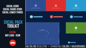 Videohive Social Pack Toolkit Openers template preview
