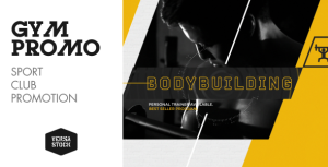 Beast | Gym Promo Video Displays template preview