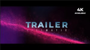 Cinematic Trailer Video Displays template preview