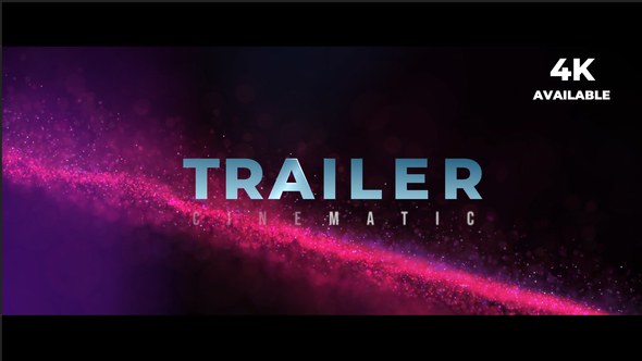 Cinematic Trailer Video Displays template preview