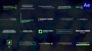 Videohive Hera Lower Thirds | After Effects Elements template preview