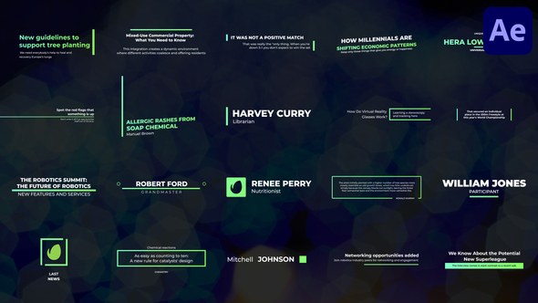 Videohive Hera Lower Thirds | After Effects Elements template preview