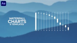 Videohive 8 Waterfall Charts | Infographics Pack Infographics template preview