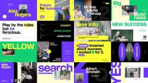 Corporate Titles Pack Video Displays template preview