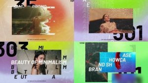 Videohive Fashion Promo // Liquid Glitch Openers template preview