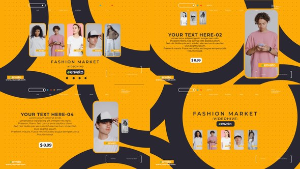 Videohive Fashion Market Promo 45654268 Product Promo template preview