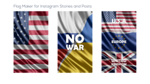 Videohive Flag Maker for Instagram Stories and Posts Elements template preview