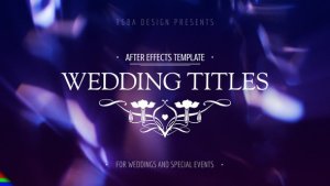 Videohive Wedding Titles 21649618 Titles template preview