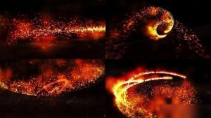 Videohive Flying Epic Particles Bundle Openers template preview