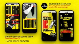 Videohive Edutainment Photography - Pro TikTok/Reels Video Template Product Promo template preview