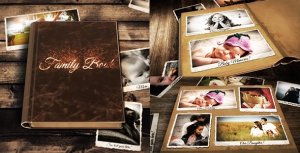 Videohive Family Book Video Displays template preview