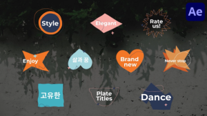 Videohive Plate Titles for After Effects Titles template preview