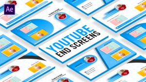 Videohive YouTube End Screens 26784884 Broadcast-packages template preview
